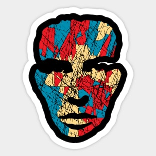 Colorful Tribal Mask Modern Style Sticker